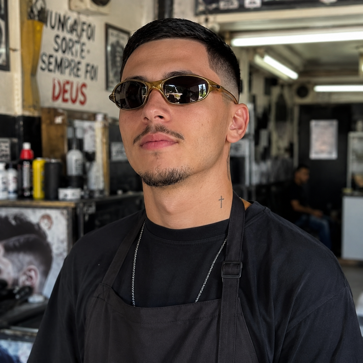 Retrato de Rafael Siqueira, cliente do QueroCortar em São Paulo, SP